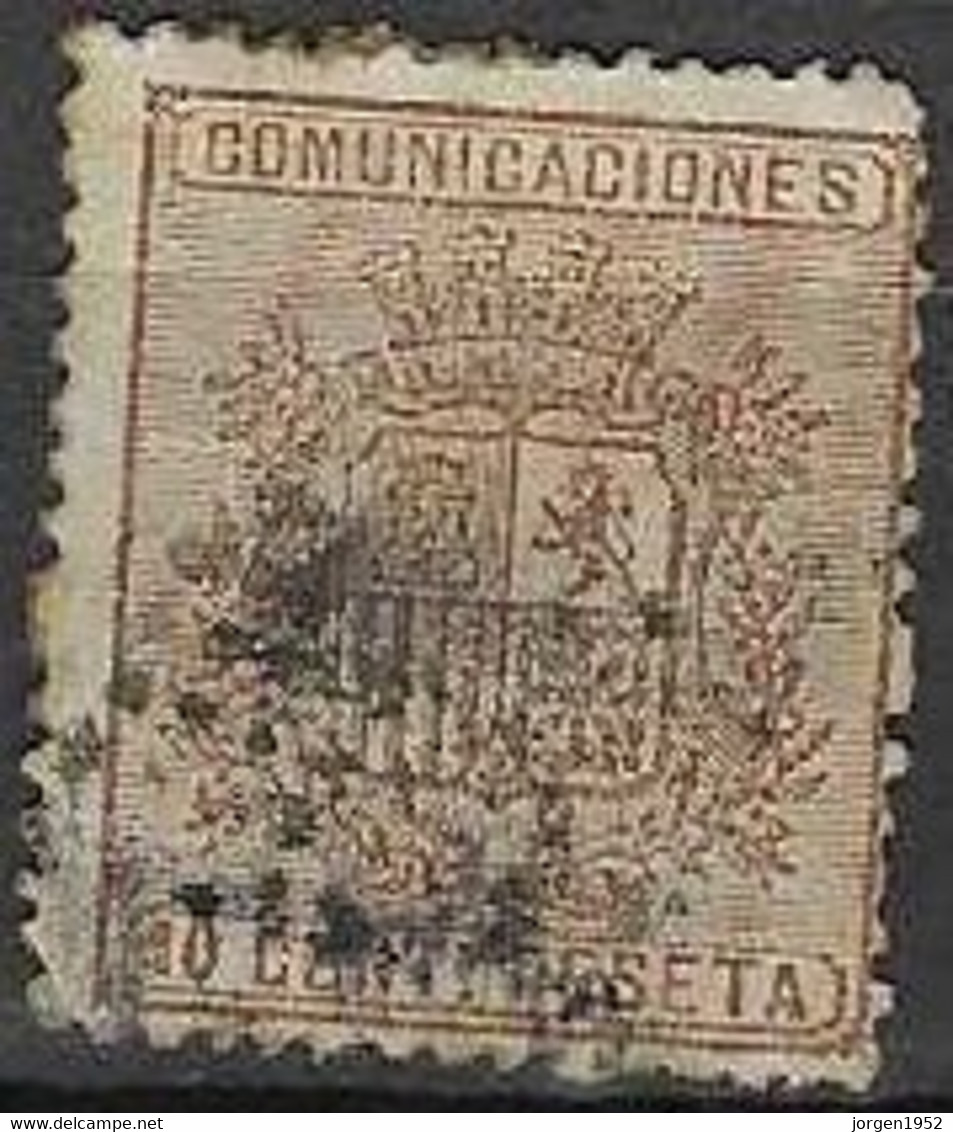 SPAIN # FROM 1874  STAMPWORLD 144  TYPE 1. - Usados