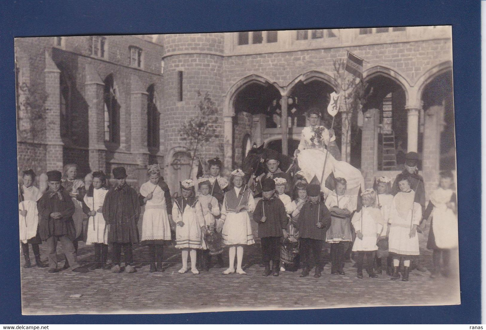 CPA Belgique > Anvers > Malines Mechelen Carte Photo Non Circulé Cachet Photographe Au Dos - Mechelen