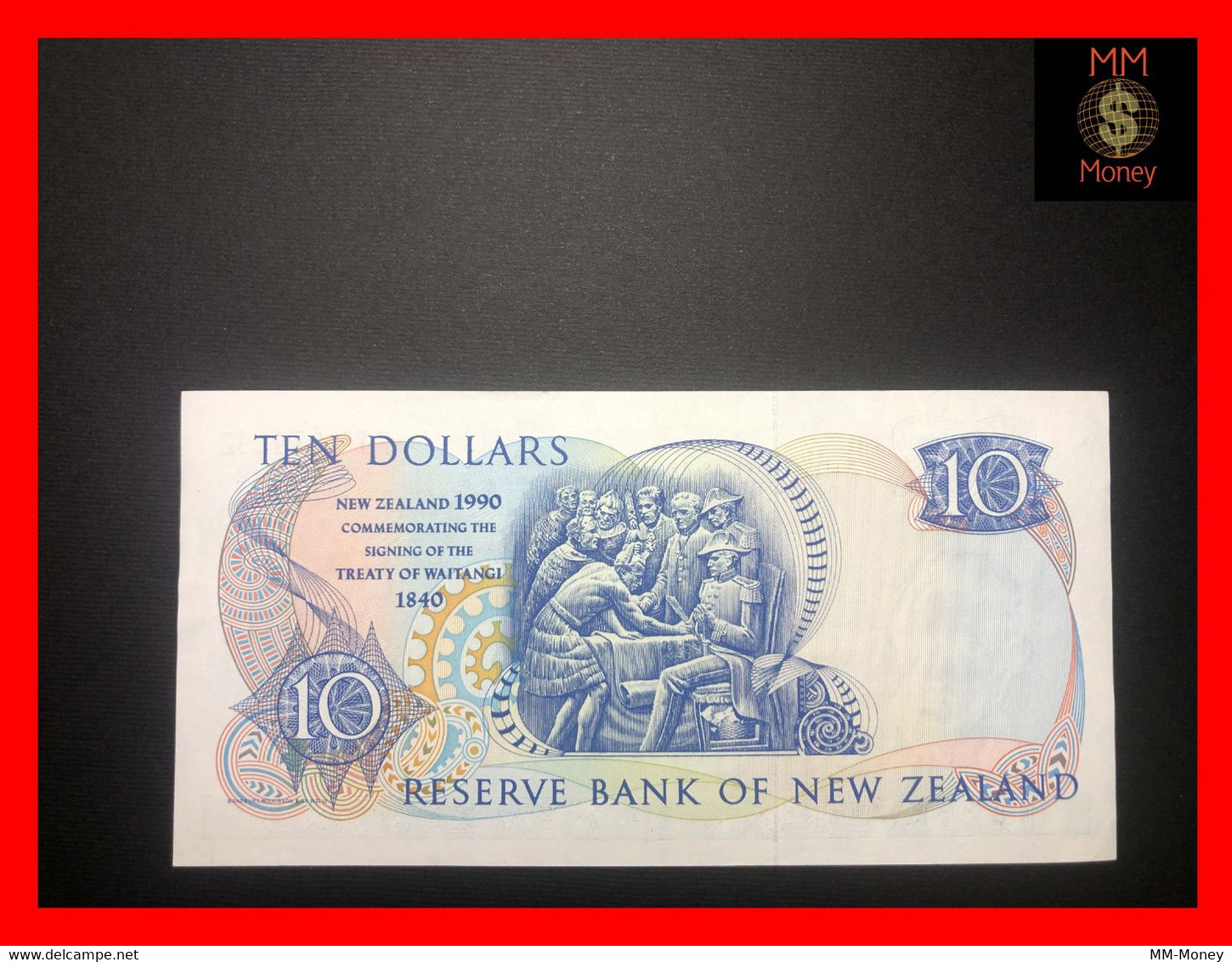 NEW ZEALAND 10 $  1990  P. 176  *commemorative FTC  Farmer Trading Company*    XF - Nueva Zelandía
