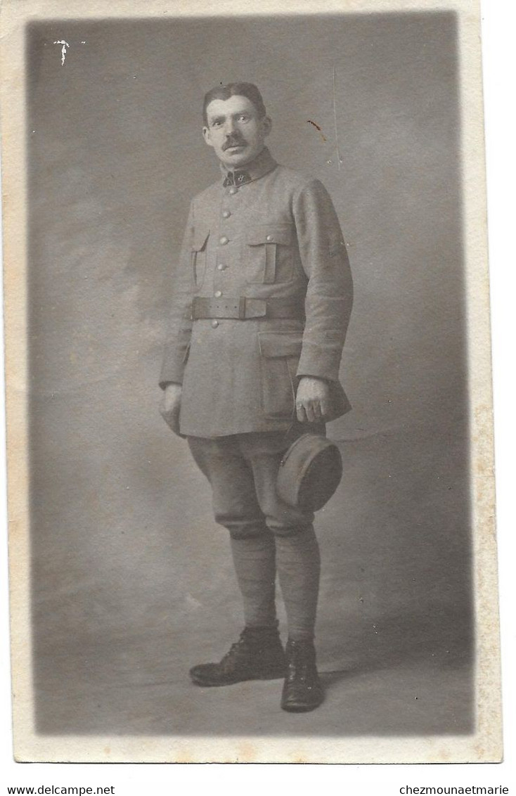 LEROUX 8e REGIMENT CURE DE CHATELAUDRUN - PHOTO CROISSY NICE - Guerra, Militares