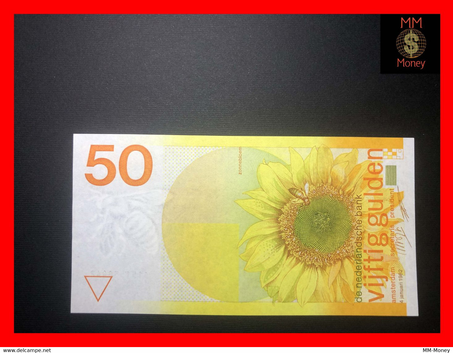 NETHERLANDS  50 Gulden  4.1.1982  P. 96   UNC - 50 Florín Holandés (gulden)