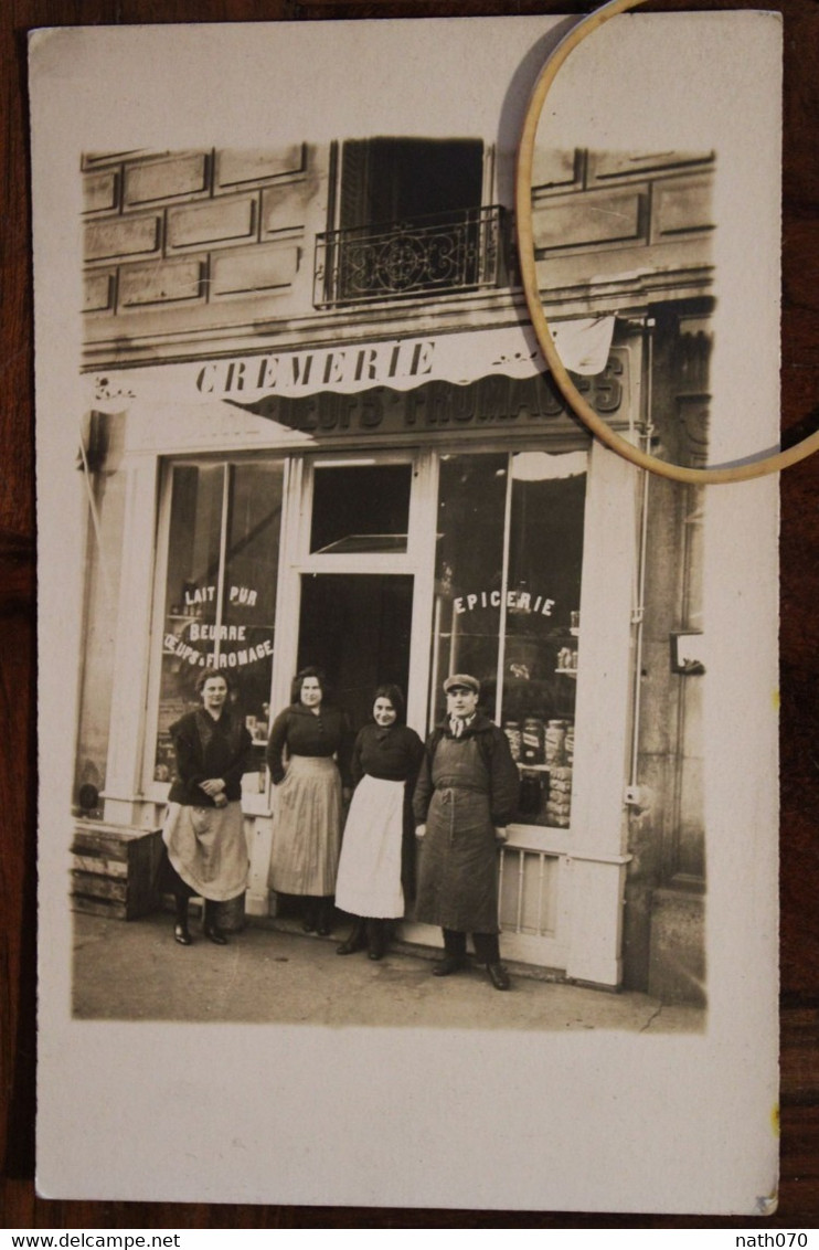 CPA Ak 1922 Crémerie Epicerie Oeufs Fromage Carte Photo Animée - Shops