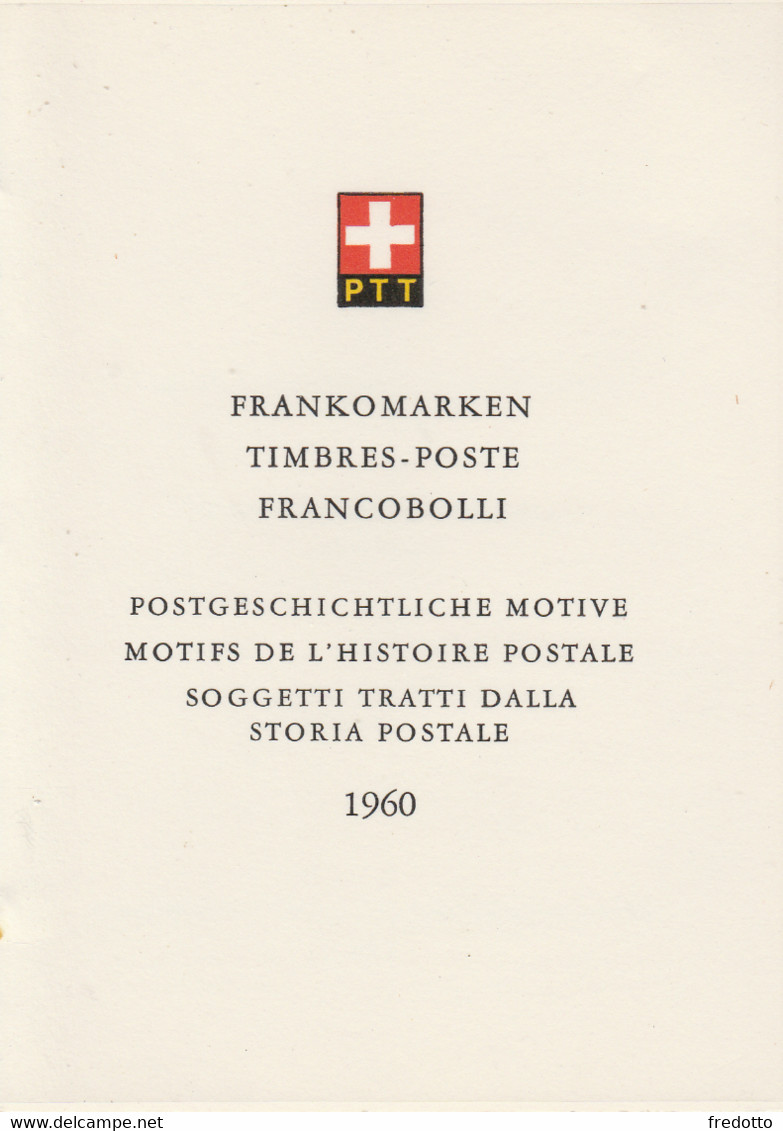 Schweiz- Postgeschichtliche Motive Und Baudenkmäler 1960 Mit Der Unterschrift Von Werner Weisskönig-Auflage 200 Stück !! - Covers & Documents