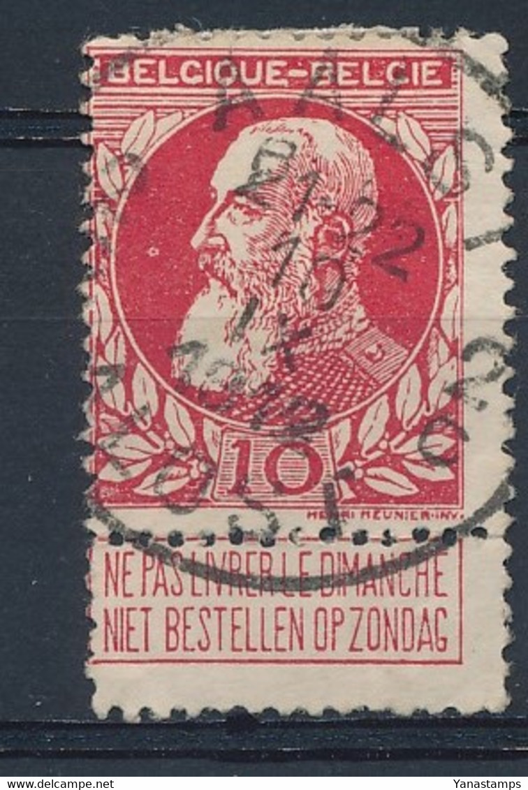 Nr 74    Met Stempel  Aalst 2 - 1905 Grove Baard