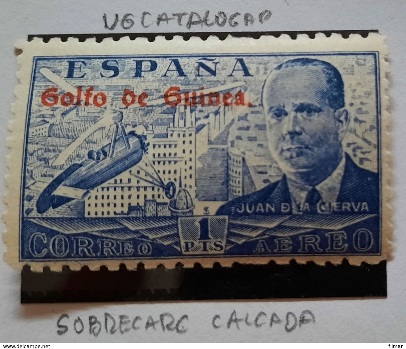 Guinea N268** Sin ( Sobrecarga Calcada No Catalogado - Guinea Española