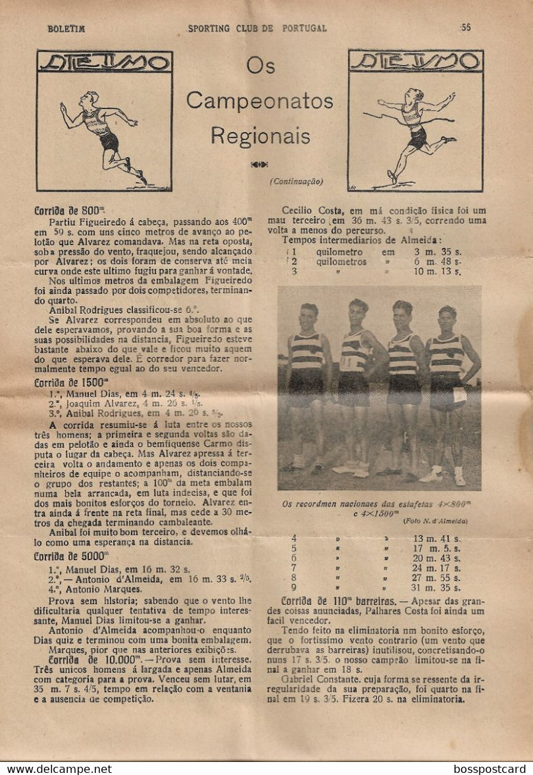 Lisboa - Boletim Do Sporting Clube De Portugal Nº 93, 30 De Setembro De 1930 (16 Páginas) - Jornal - Futebol - Estádio - Sports