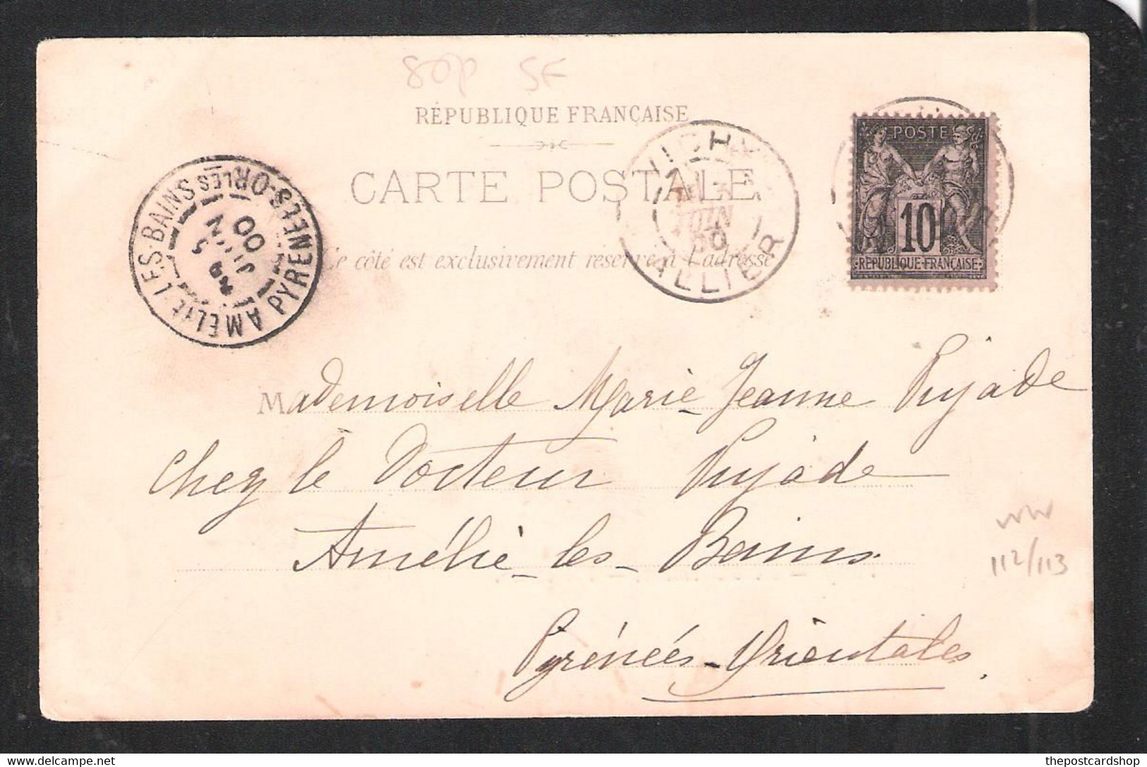 CPA  Vichy Etablissement Fa Et Cie Early 1900 Dos Non Divise MORE FRANCE FOR SALE - Vichy