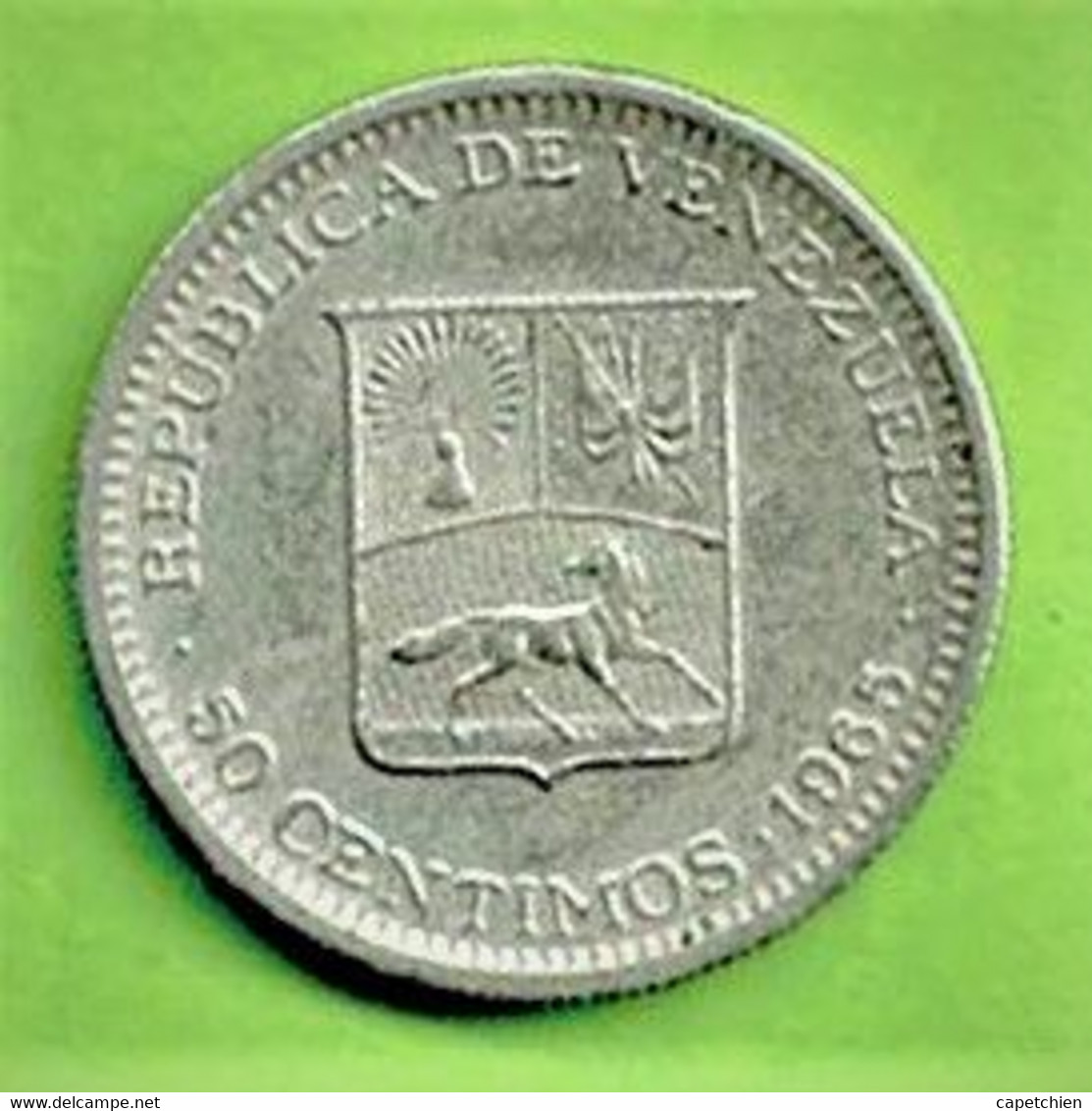 REPUBLICA DE VENEZUELA / 50 CENTIMOS / 1965 / BOLIVAR LIBERTADOR - Venezuela