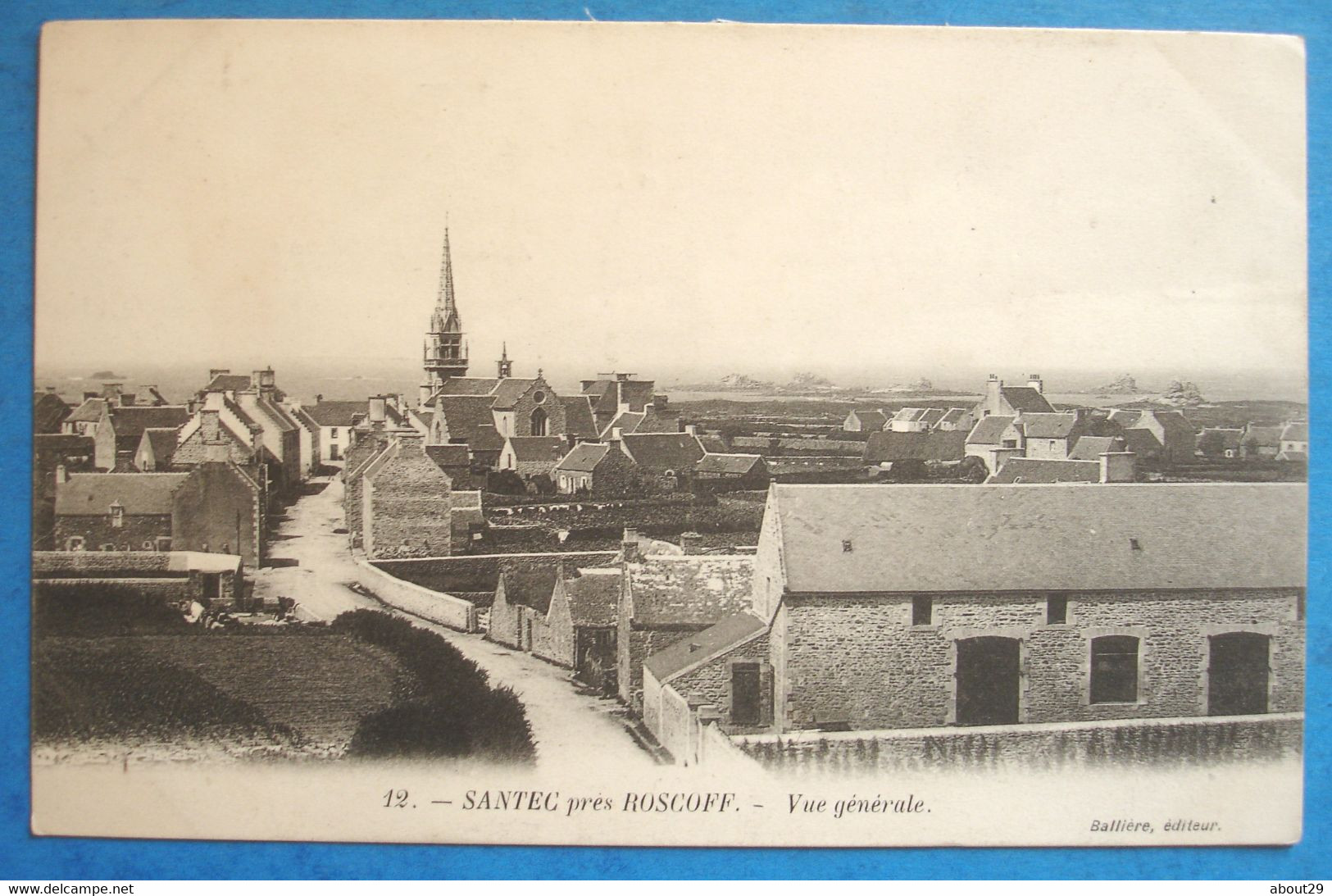 CPA 29 SANTEC Près ROSCOFF -  Vue Générale - Coll. Balliere 12 - Réf. B 41 - Roscoff