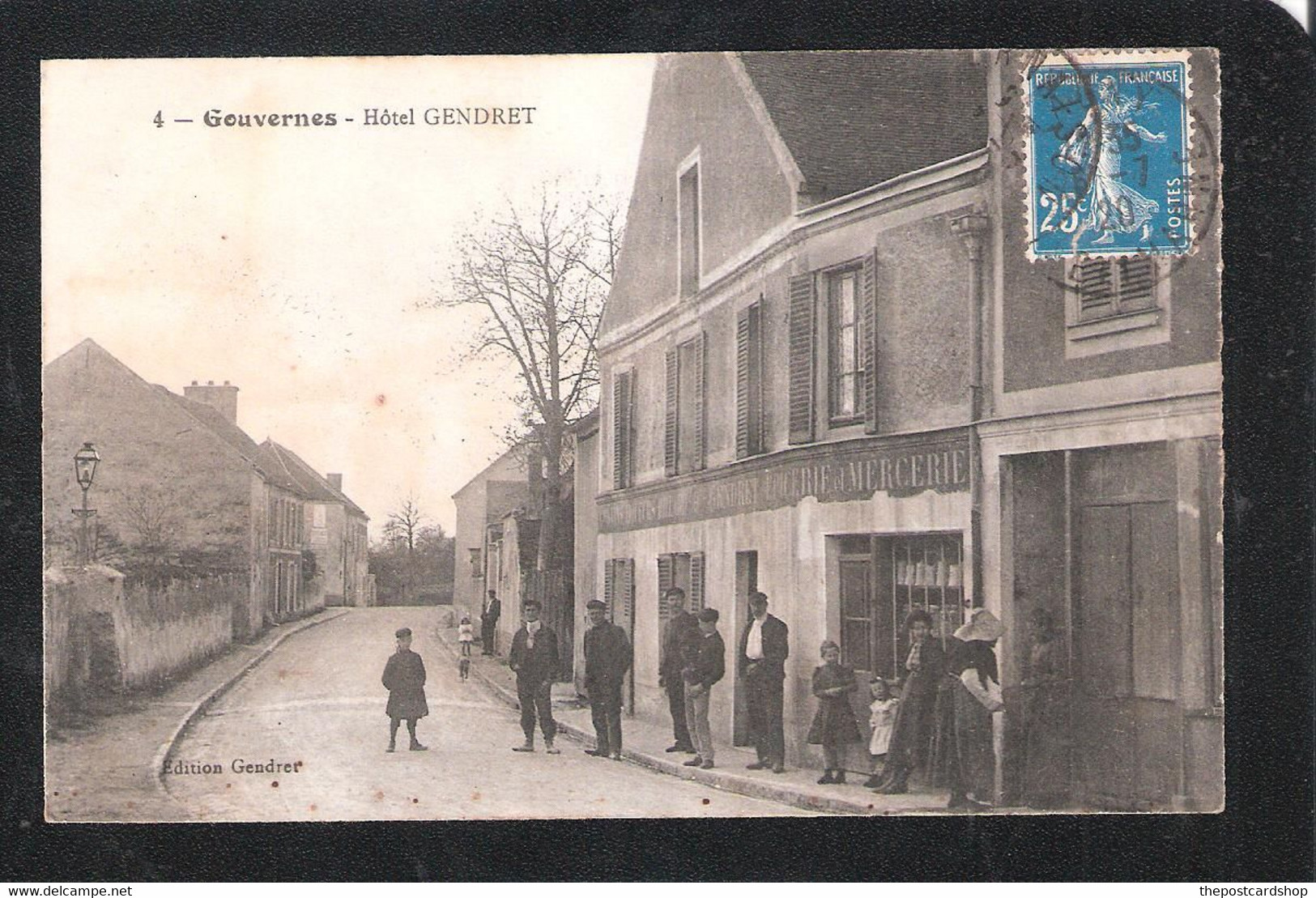 CPA 77 GOUVERNES HOTEL GENDRET EDITION GENDRER MORE FRANCE LISTED FOR SALE @1 EURO OR LESS - Autres & Non Classés