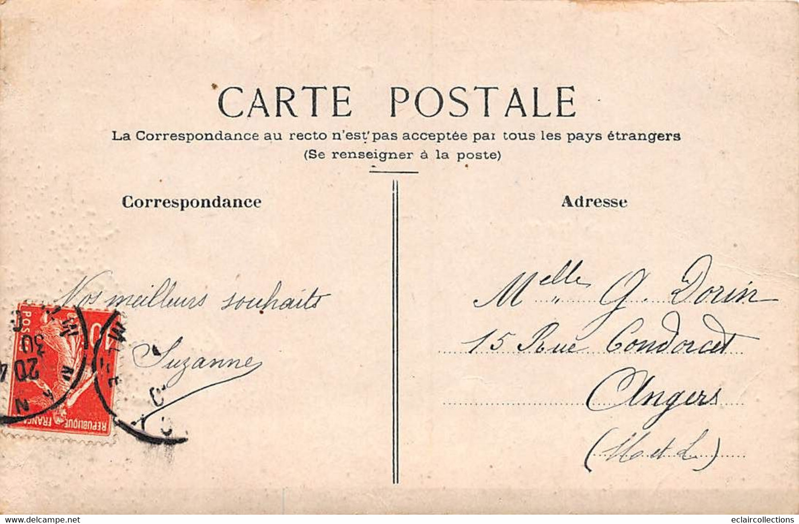 Thème. Carte Postale  Bois .  Bonne Année     (voir Scan) - Other & Unclassified