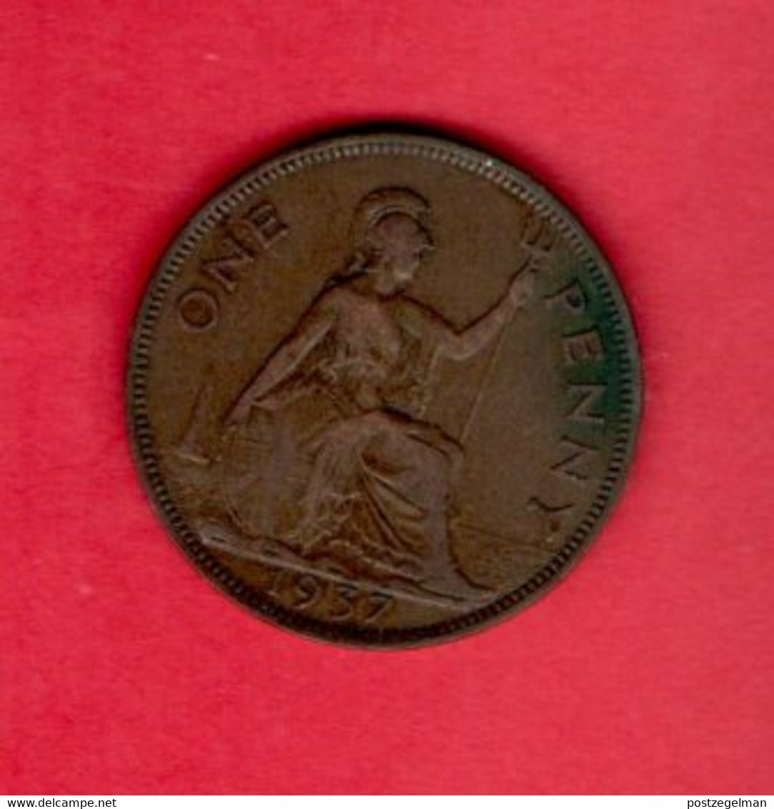 UK, 1937,  1 Penny , George V, KM845, C2245 - D. 1 Penny