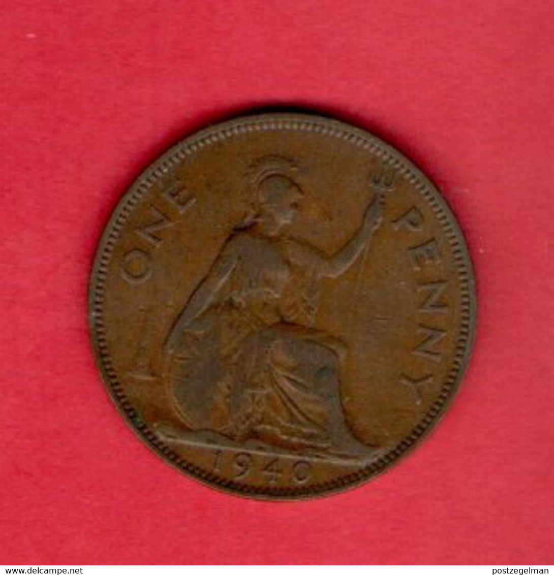 UK, 1940,  1 Penny , George VI, KM845, C2248 - D. 1 Penny