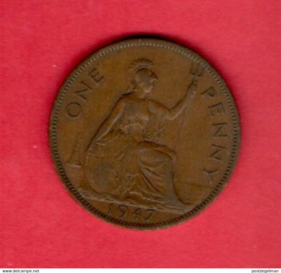 UK, 1947,  1 Penny , George VI, KM845, C2251 - D. 1 Penny