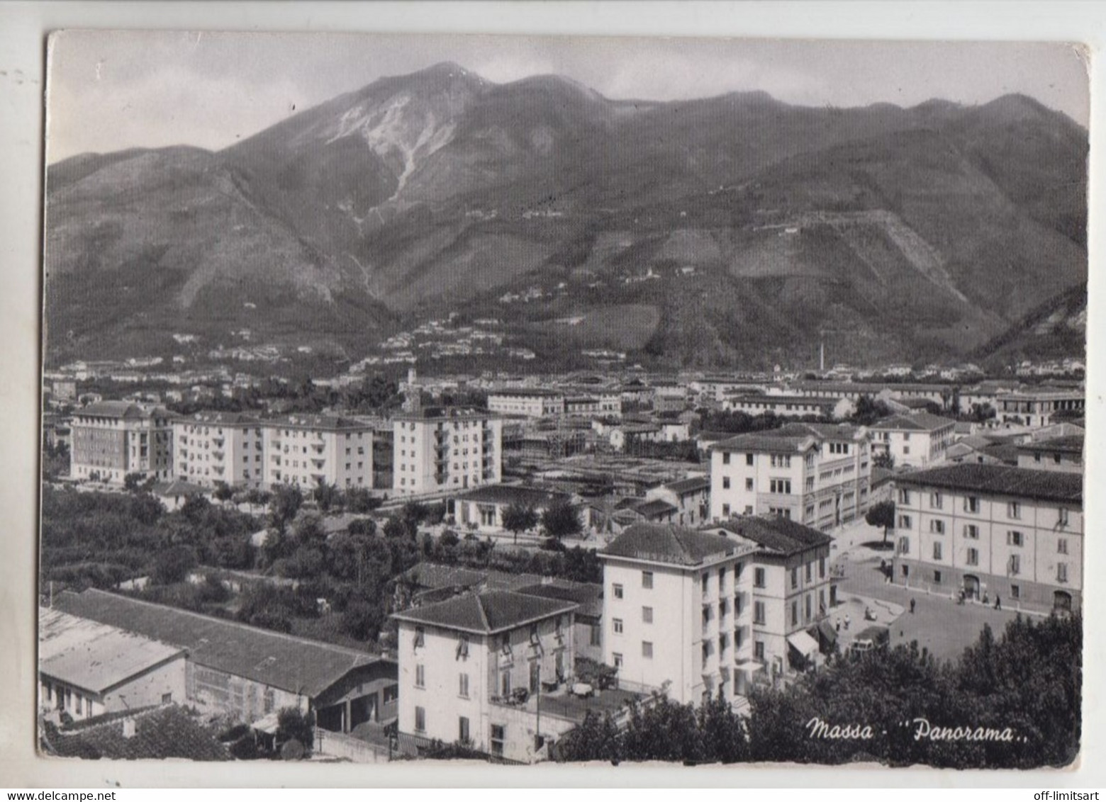 Massa , Panorama - Cartolina Viaggiata  1956 - (600) - Massa