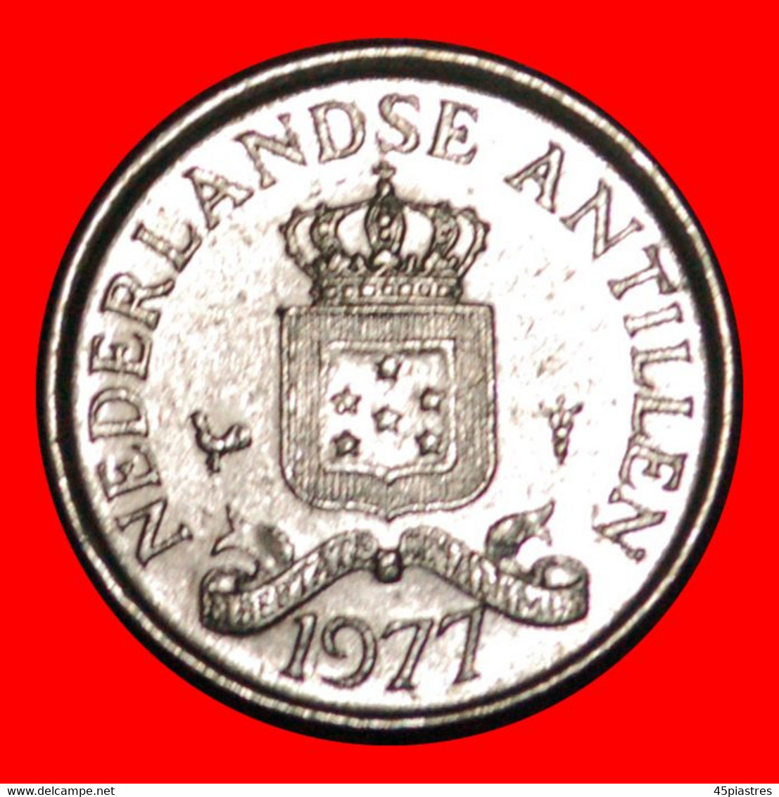 * JULIANA (1948-1980): NETHERLANDS ANTILLES ★ 10 CENTS 1977! LOW START ★ NO RESERVE! - Niederländische Antillen