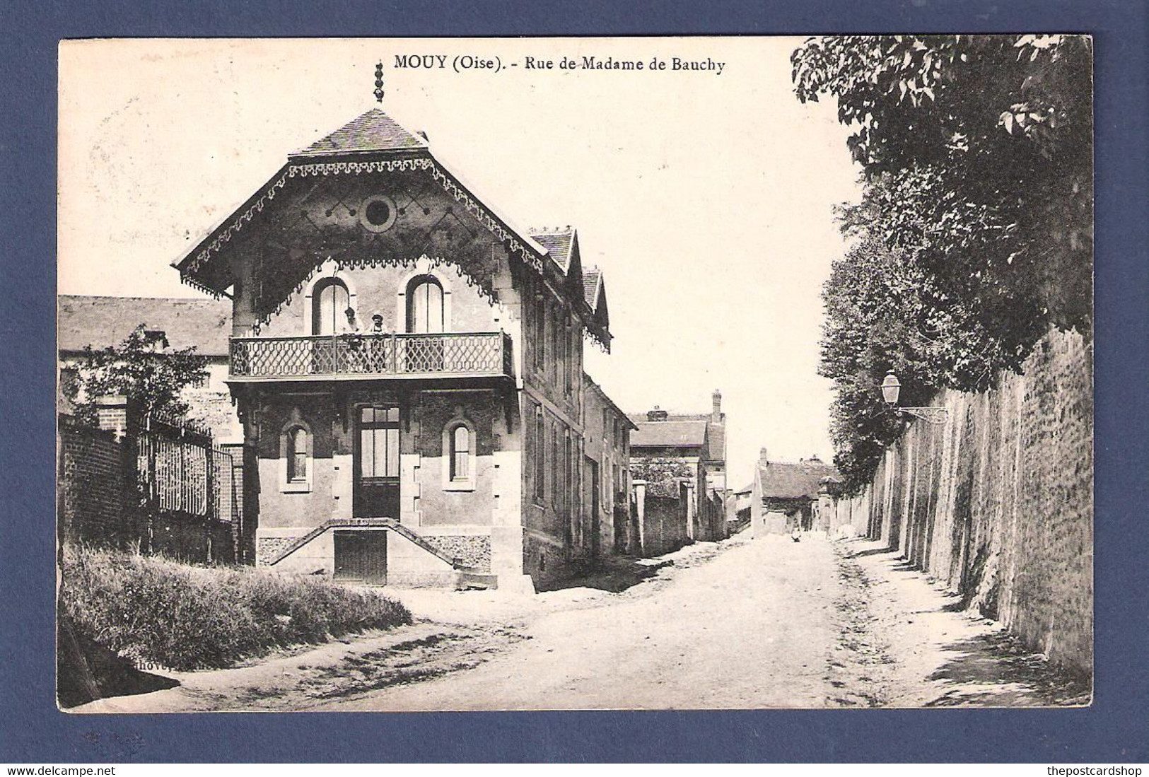 CPA 60 MOUY Cpa Animée De La Rue De Madame De Bauchy  OISE  FRANCE - Mouy