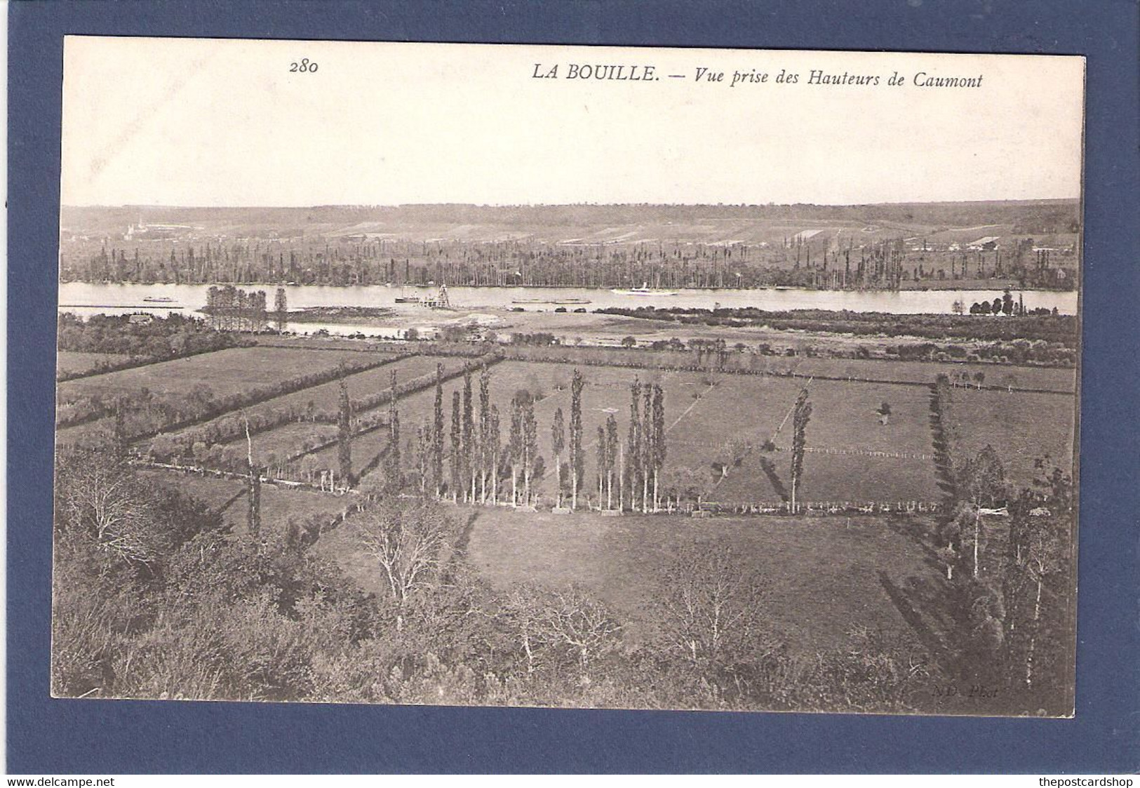 CPA 76 LA BOUILLE Vue Prise Des Hauteurs De Caumont, N°280, Non Voyagée - La Bouille