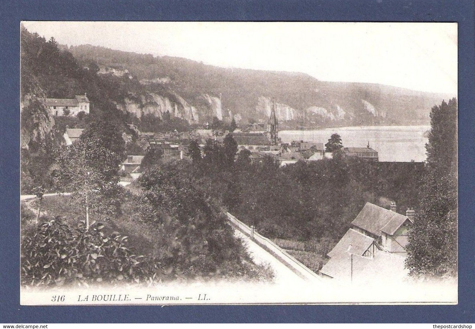 CPA FRANCE 76 Environs De Rouen - La Bouille : - Panorama De La Bouille - La Bouille