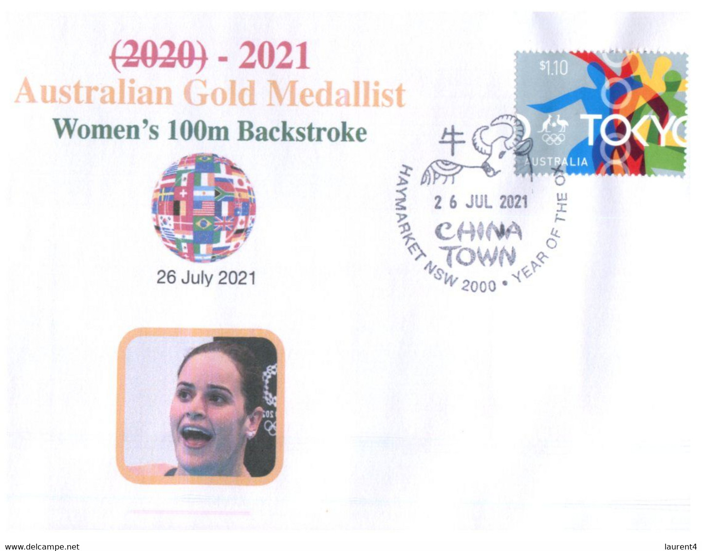 (VV 14 A) 2020 Tokyo Summer Olympic Games - Gold Medal - 26-7-2021 - Kaylee McKeown 100m Backstroke - Summer 2020: Tokyo