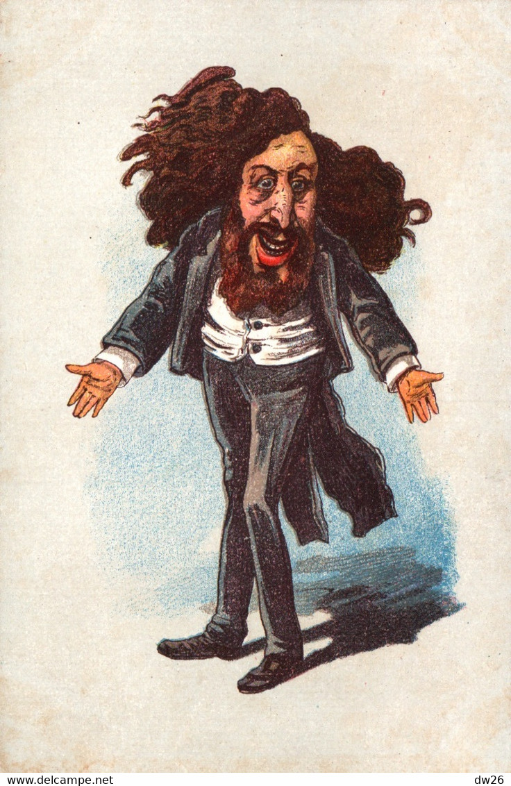 Satire Homme Politique - Caricature à Identifier (Paul Déroulède?) Vers 1905 - Carte Non Circulée - Sátiras