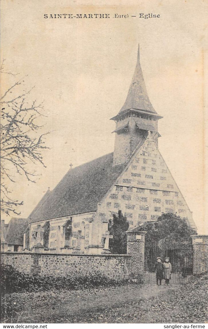 CPA 27 SAINTE MARTHE EGLISE - Other & Unclassified