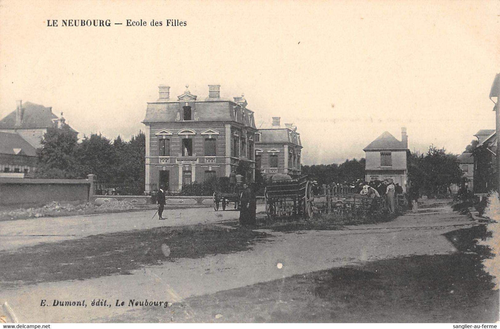 CPA 27 LE NEUBOURG ECOLE DES FILLES - Le Neubourg