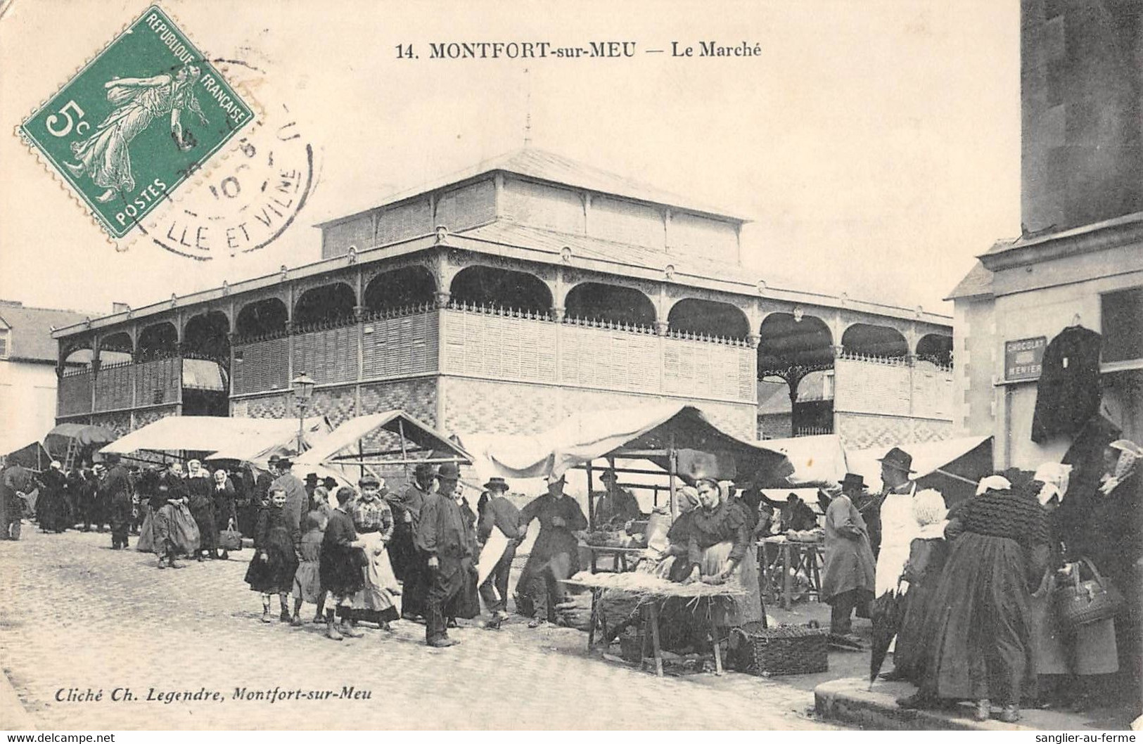 CPA 35 MONTFORT SUR MEU LE MARCHE - Altri & Non Classificati