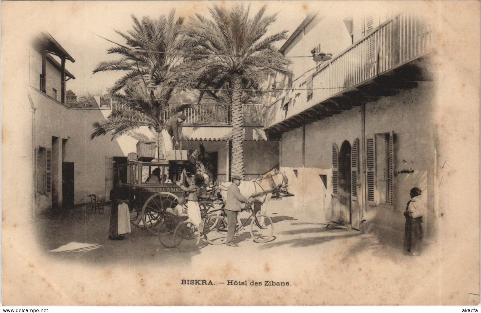 CPA AK BISKRA Hotel Des Zibans ALGERIE (1146515) - Biskra