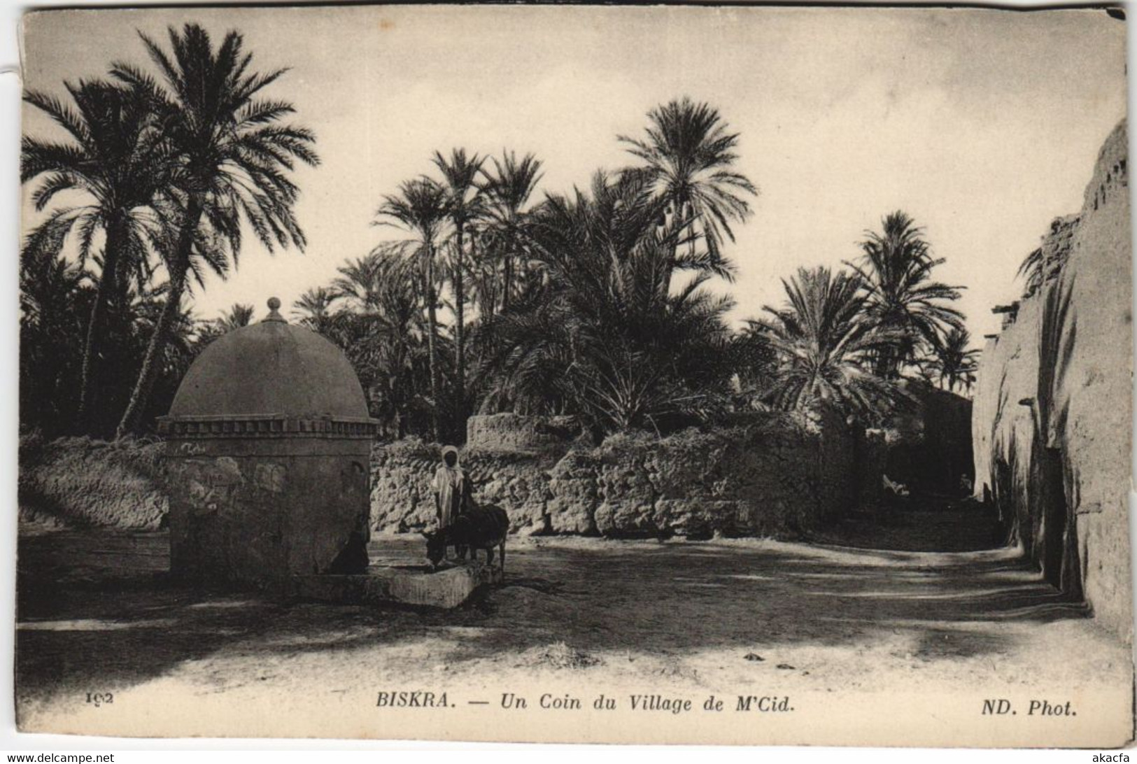 CPA AK BISKRA M'CID - Un Coin Du Village De M'Cid ALGERIE (1146643) - Biskra