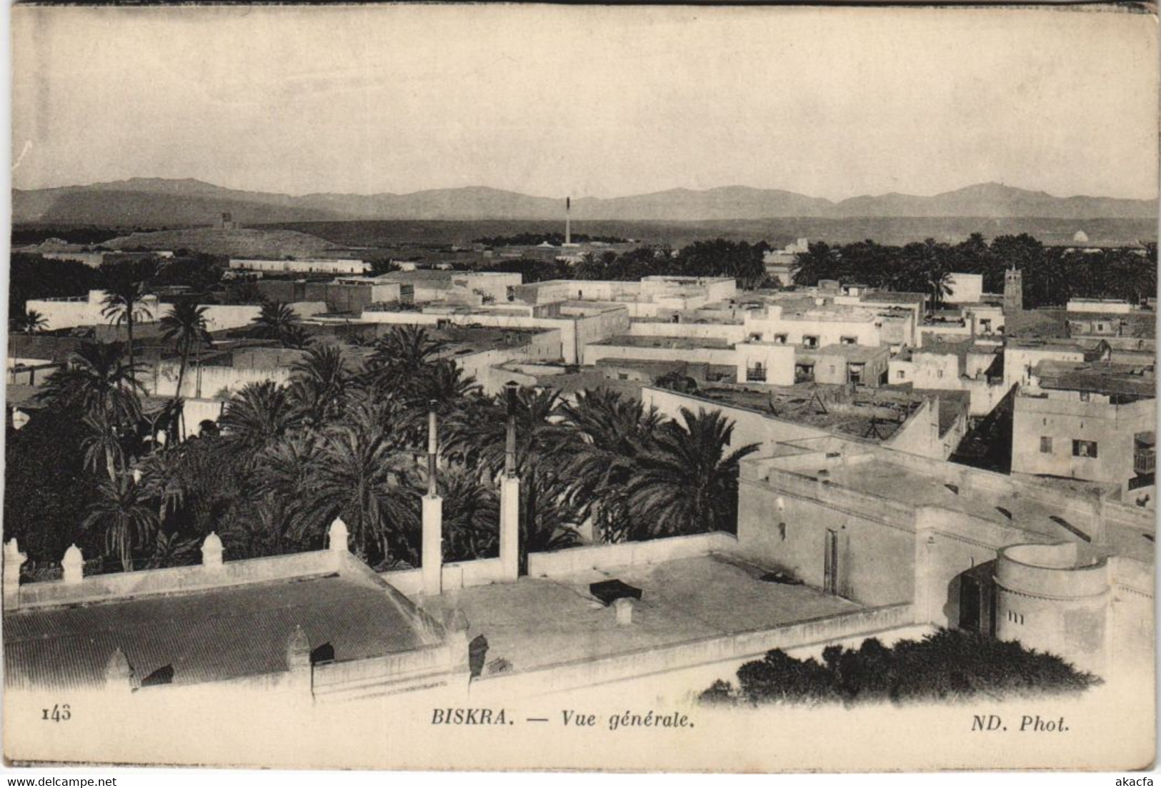 CPA AK BISKRA Vue Generale ALGERIE (1146645) - Biskra