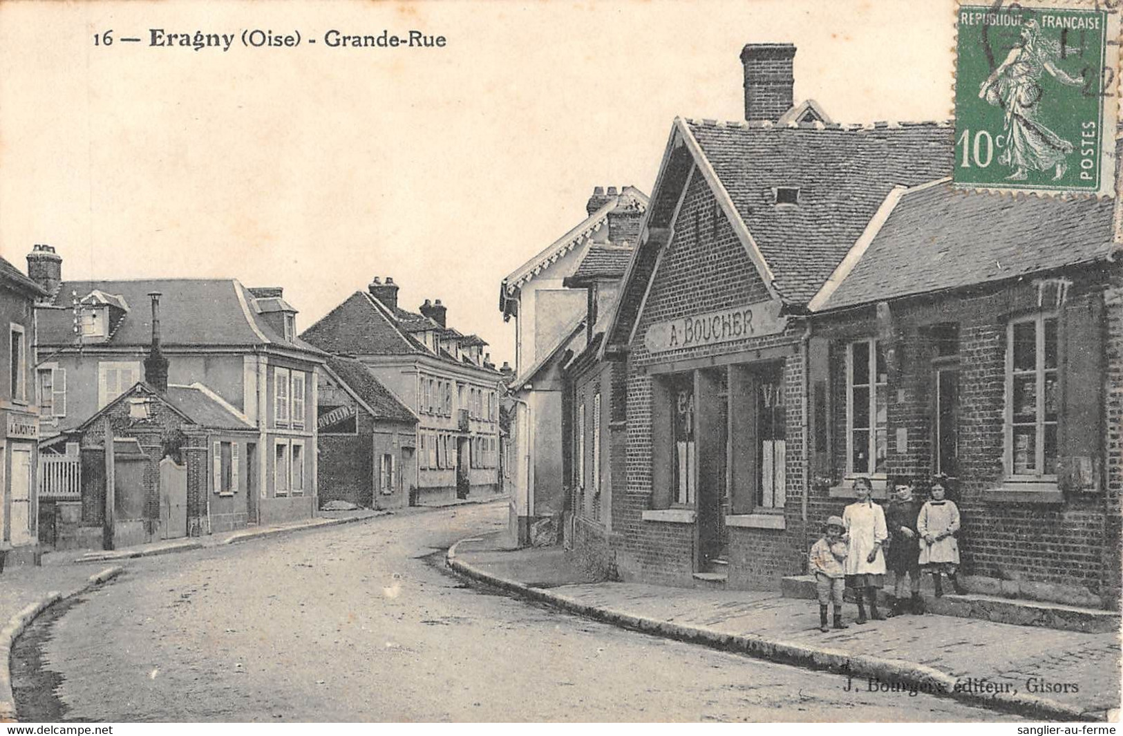 CPA 60 ERAGNY GRANDE RUE - Other & Unclassified