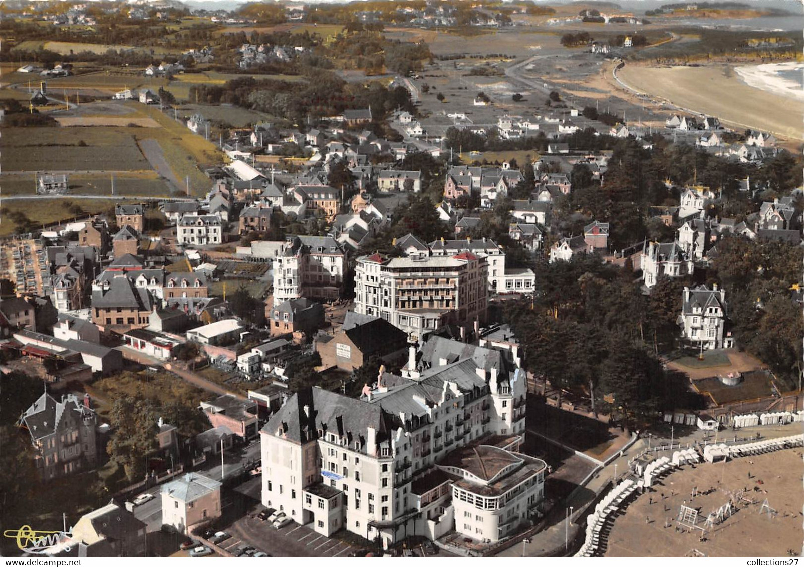 35-SAINT-LUNAIRE- VUE GENERALE AERIENNE LE GRAND HÔTEL ET LES VILLAS - Saint-Lunaire