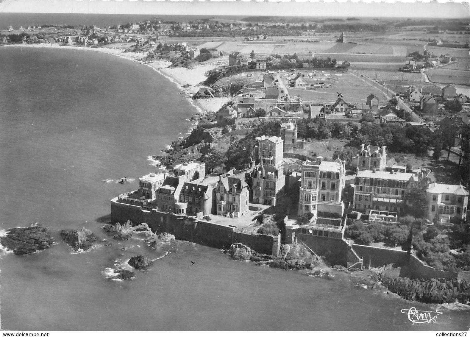 35-PARAME-ROCHEBONNE- POINTE DE ROCHEBONNE ET PLAGE DU MINIHIC VUE AERIENNE - Parame