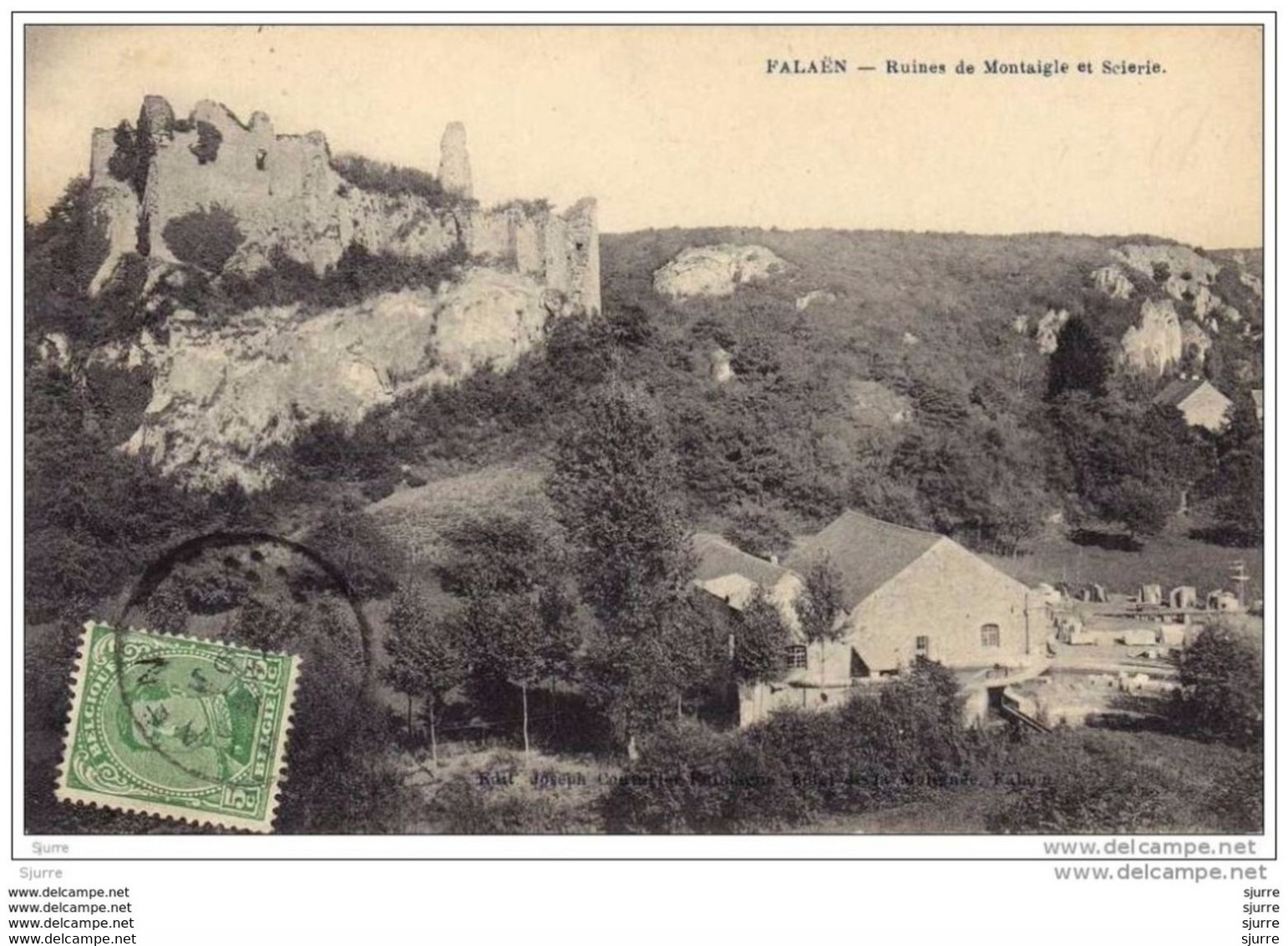 FALAEN / Onhaye - RUINES DE MONTAIGLE ET SCIERIE - Château - Kasteel - Onhaye