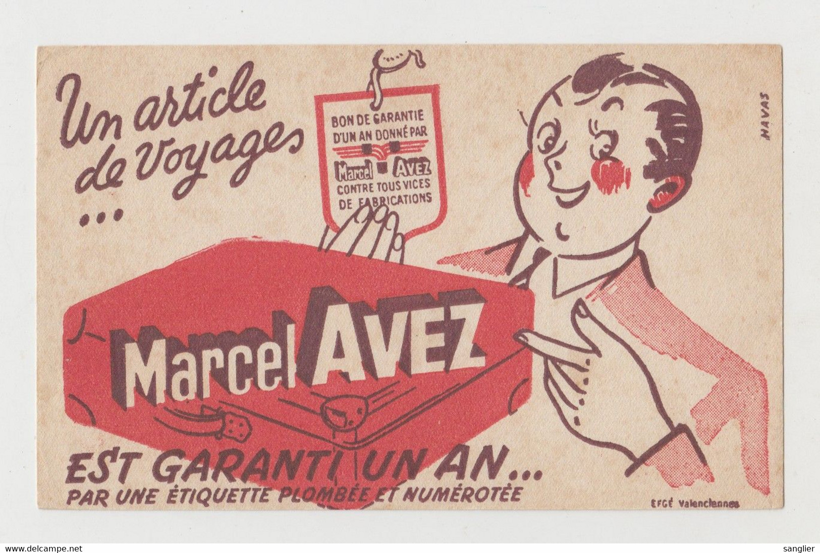 MARCEL AVEZ - UN ARTIVLE DE VOYAGE - V