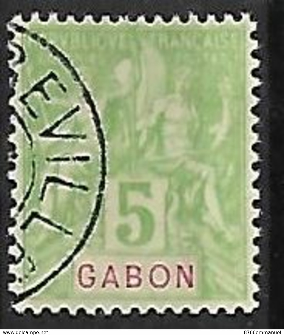 GABON N°19  Oblitération De Libreville - Gebraucht