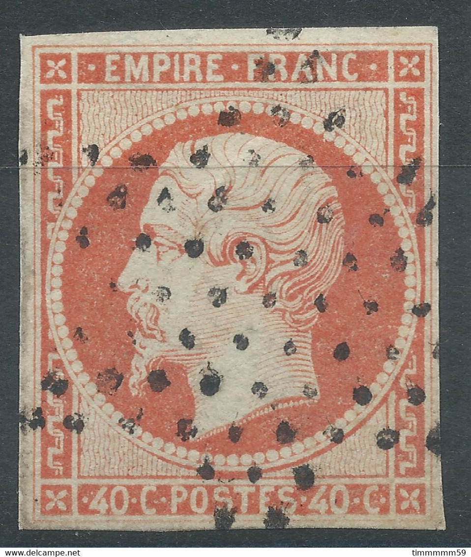 Lot N°61899   N°16, Oblitéré étoile Muette De PARIS, Ni Pli, Ni Clair, Bonnes Marges - 1853-1860 Napoleon III