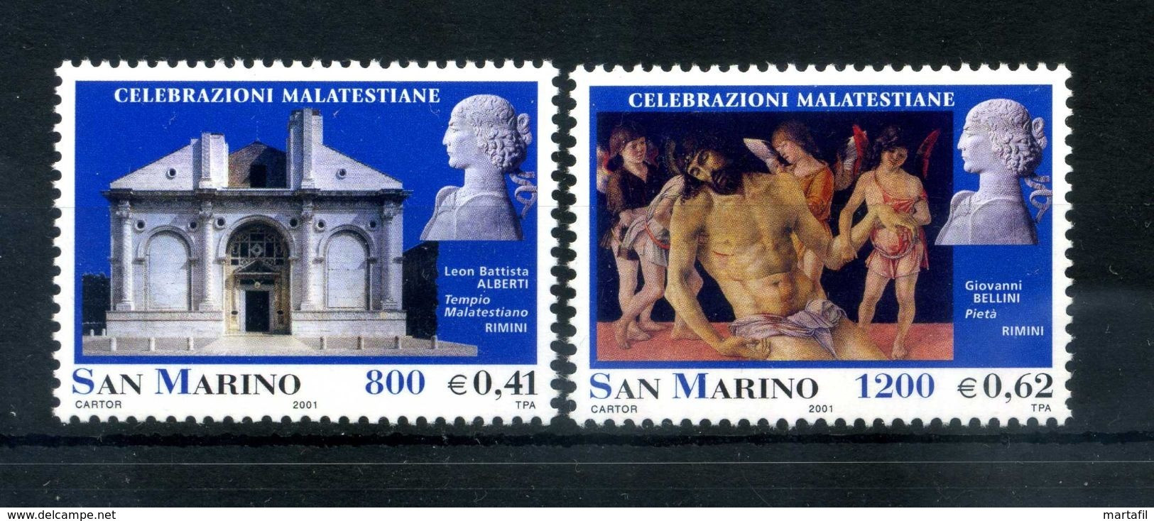 2001 SAN MARINO SERIE COMPLETA MNH ** - Unused Stamps