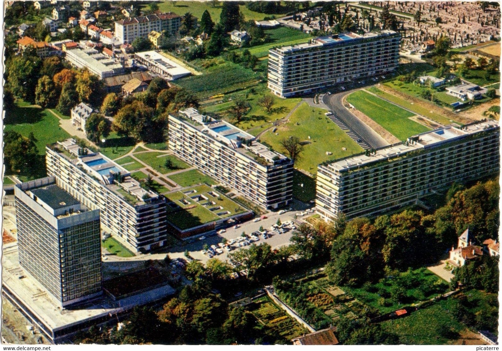 Geneve-Residence Du Parc Du Bude, Geneva, Switzerland C1960s - Genève