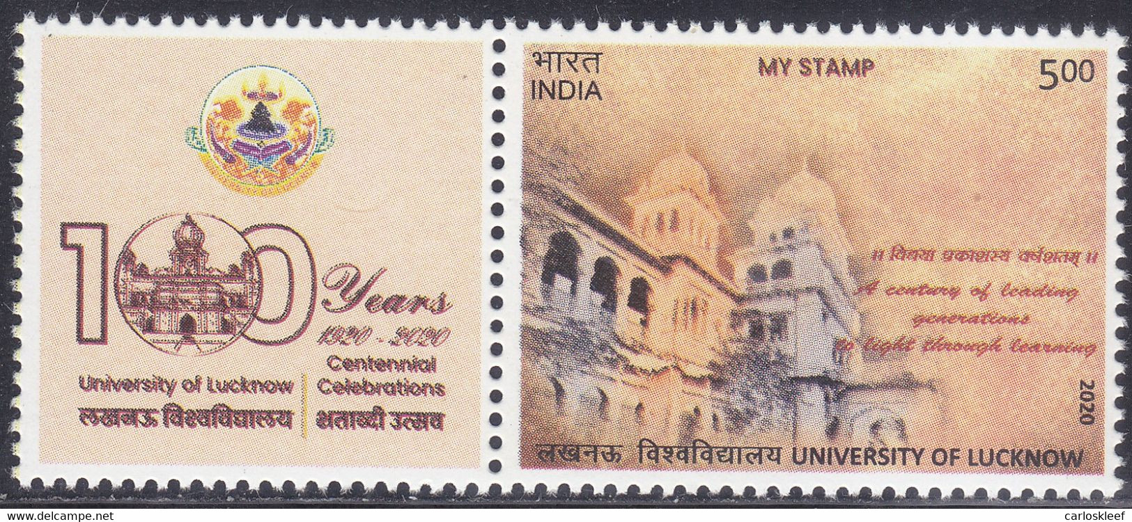 India - My Stamp New Issue 25-11-2020  (Yvert 3382) - Ungebraucht