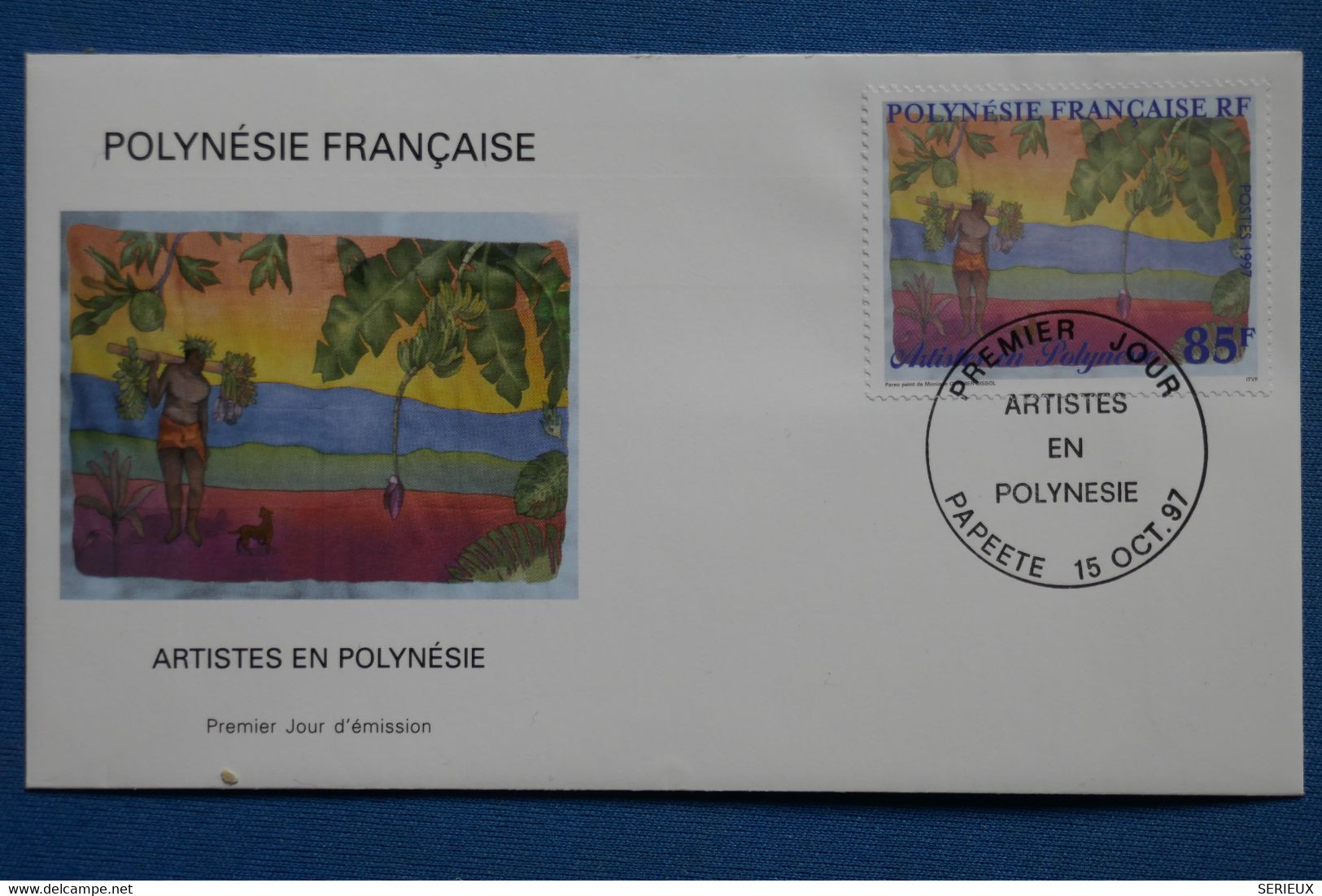 X17  POLYNESIE FRANCE BELLE LETTRE 1997  + PREMIER JOUR  + AFFRAN. INTERESSANT - Brieven En Documenten