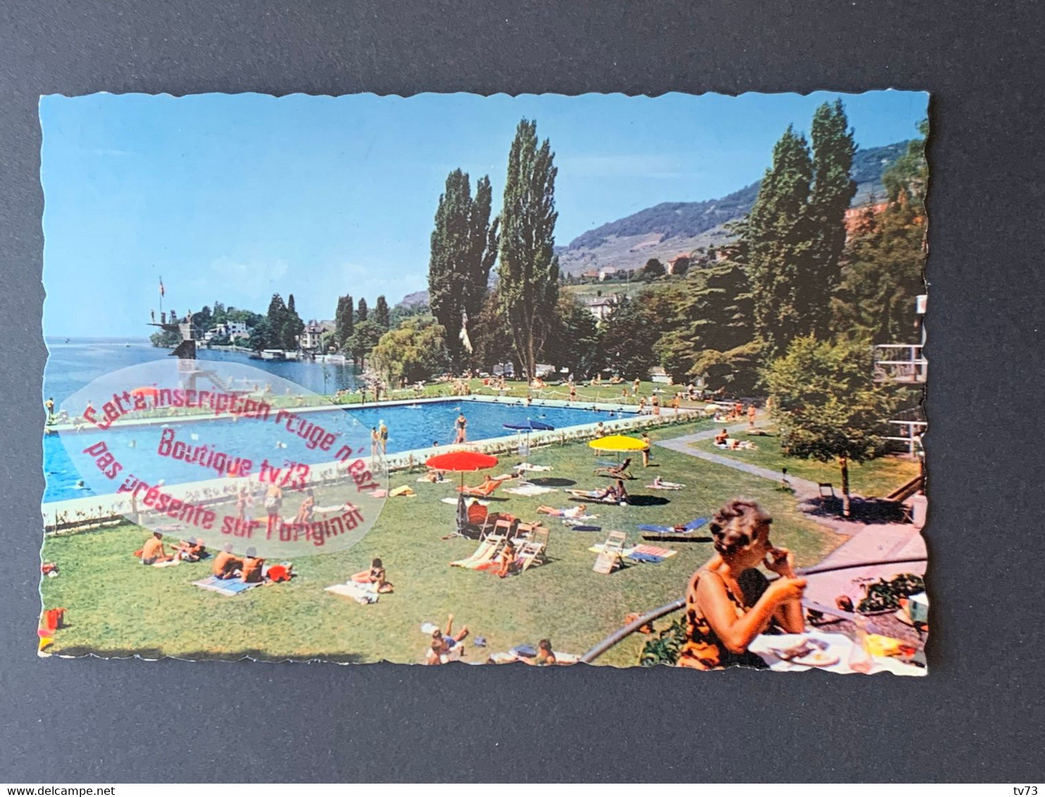 S1571 - VEVEY CORSEAUX Plage - Suisse Vaud - Corseaux