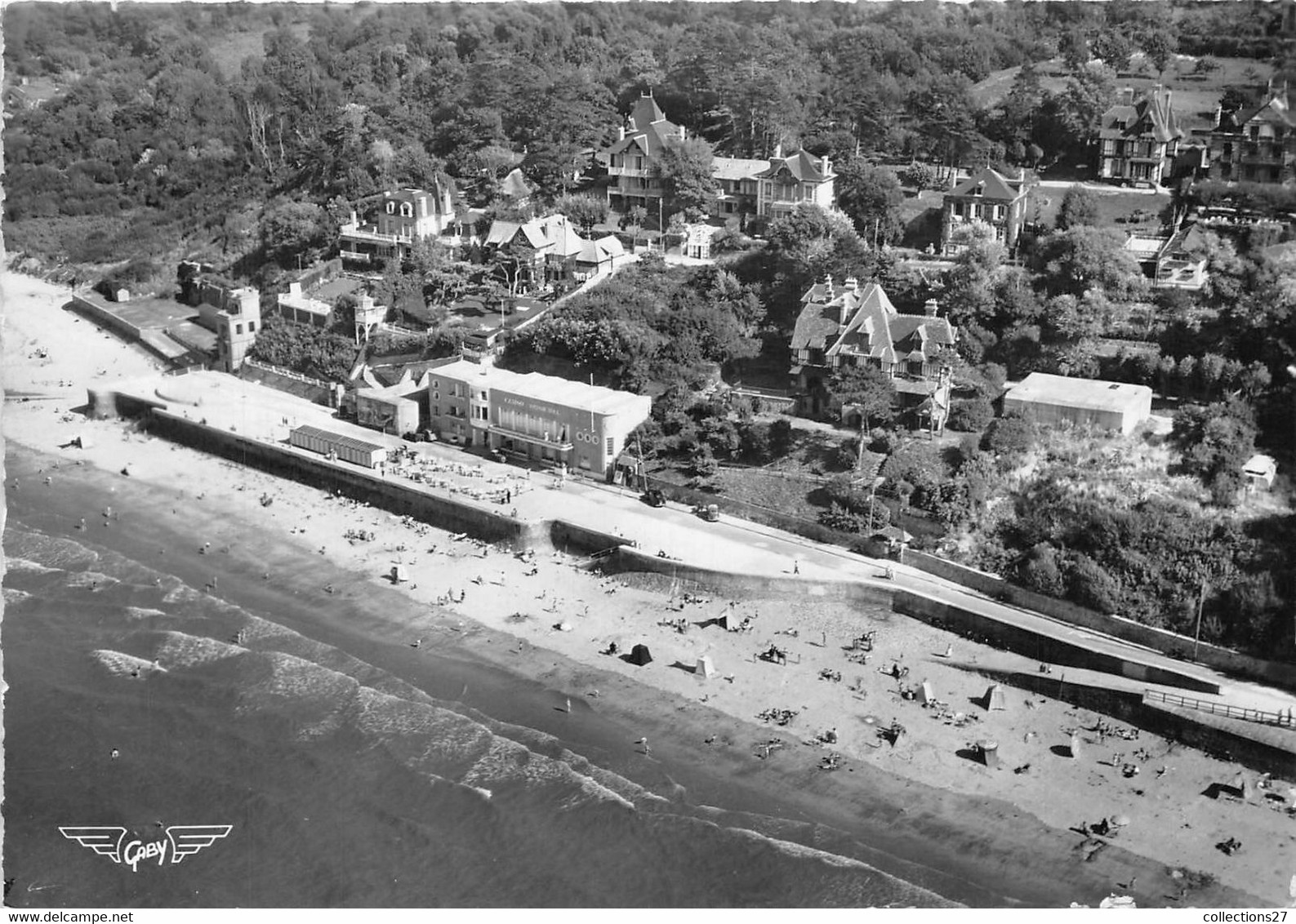 14-VILLERVILLE-SUR-MER- LA PLAGE VUE DU CIEL - Villerville