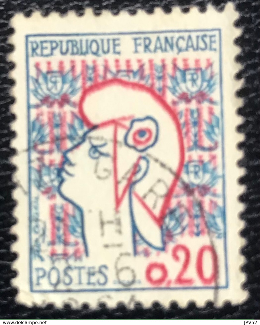 France - République Française - W1/14 - (°)used - 1961 - Michel 1335 - Marianne Type Cocteau - 1961 Marianni Di Cocteau