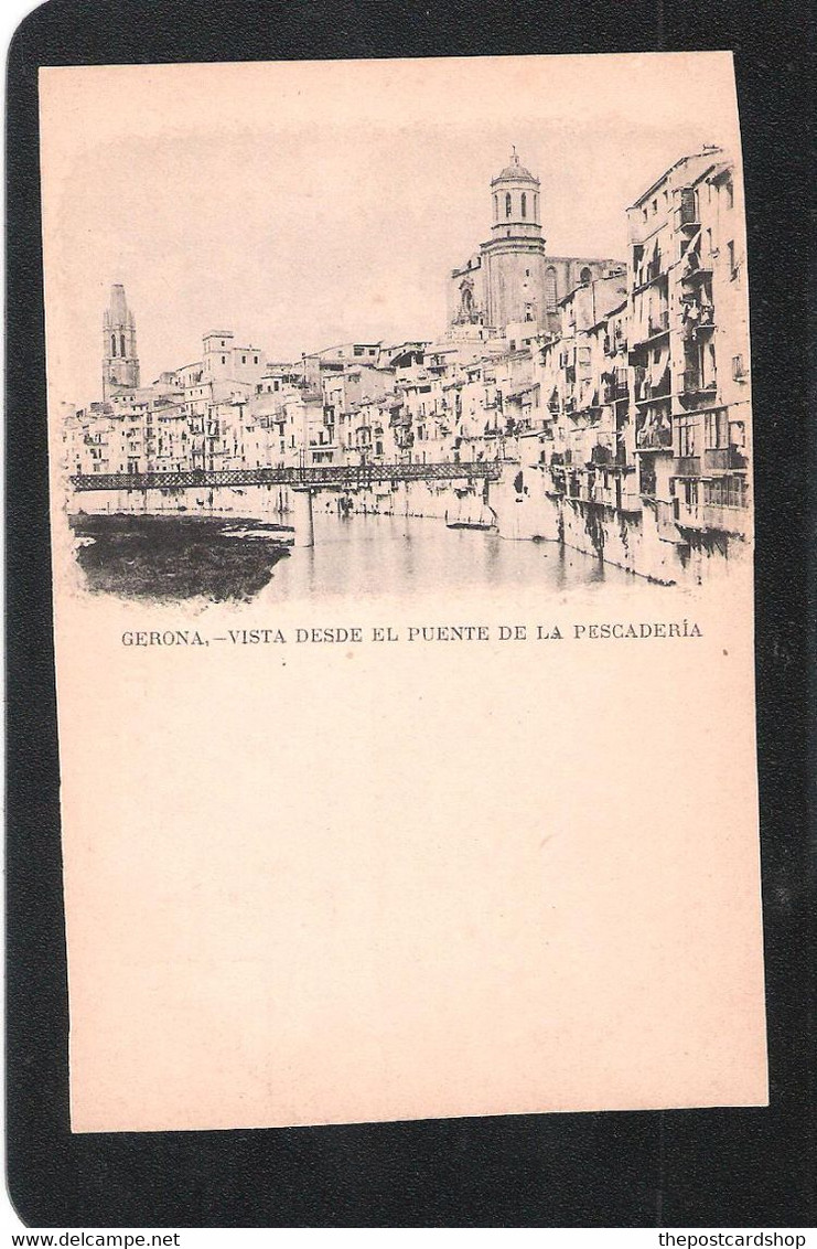 ESPAÑA SPAIN GERONA VISTA DESDE EL PUENTE DE LA PESCADERIA  A MAURI LA BISBAL GERONA ???? - Gerona