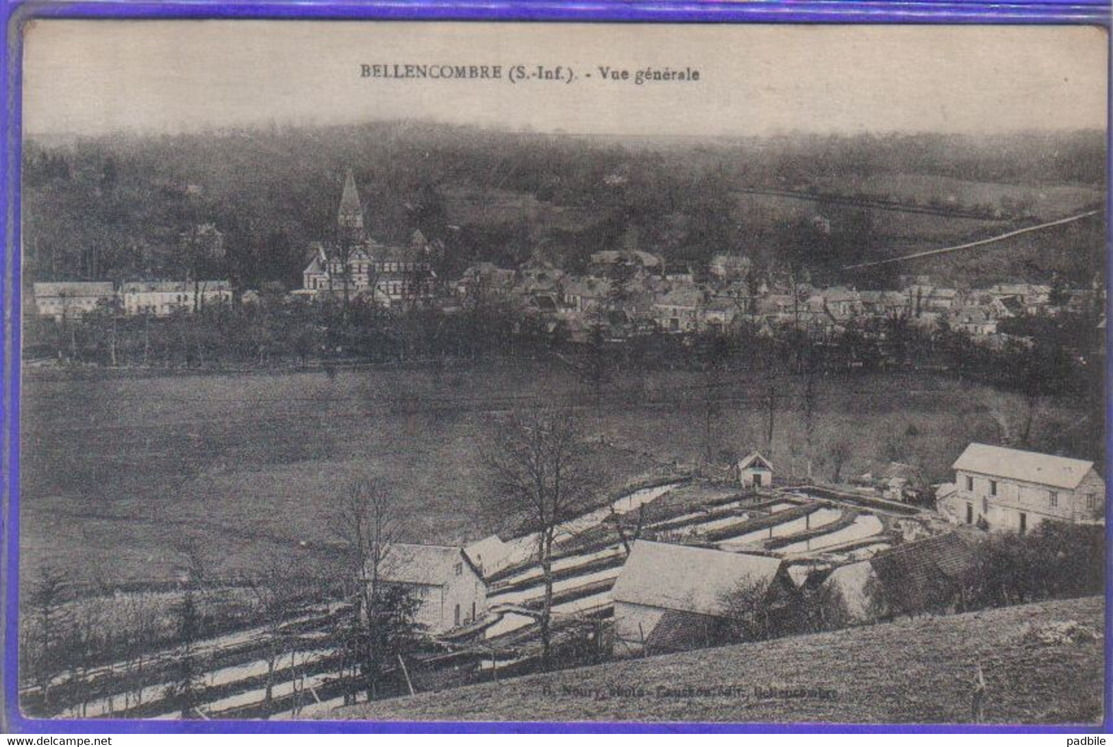 Carte Postale 76. Bellencombre  Très Beau Plan - Bellencombre