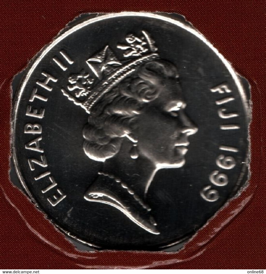 FIDJI 10 CENTS 1999 KM# 52a QEII - Fiji