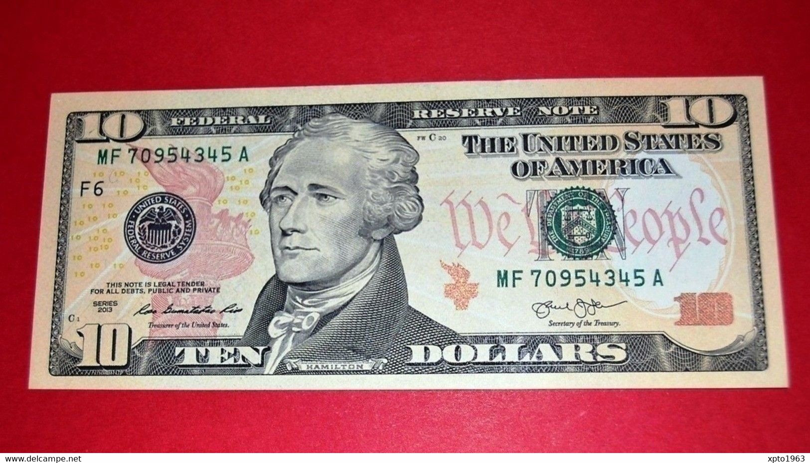 2013 UNITED STATES 10 DOLLARS 2013 (10 USD) GEM - UNC - NEUF - Federal Reserve (1928-...)