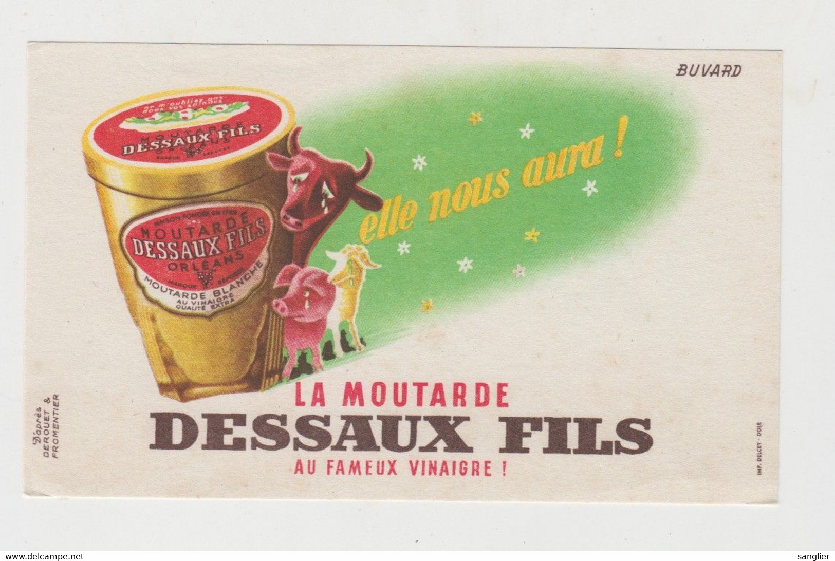 DESSAUX FILS - LA MOUTARDE 17.5 X 7.5 CM - Senf